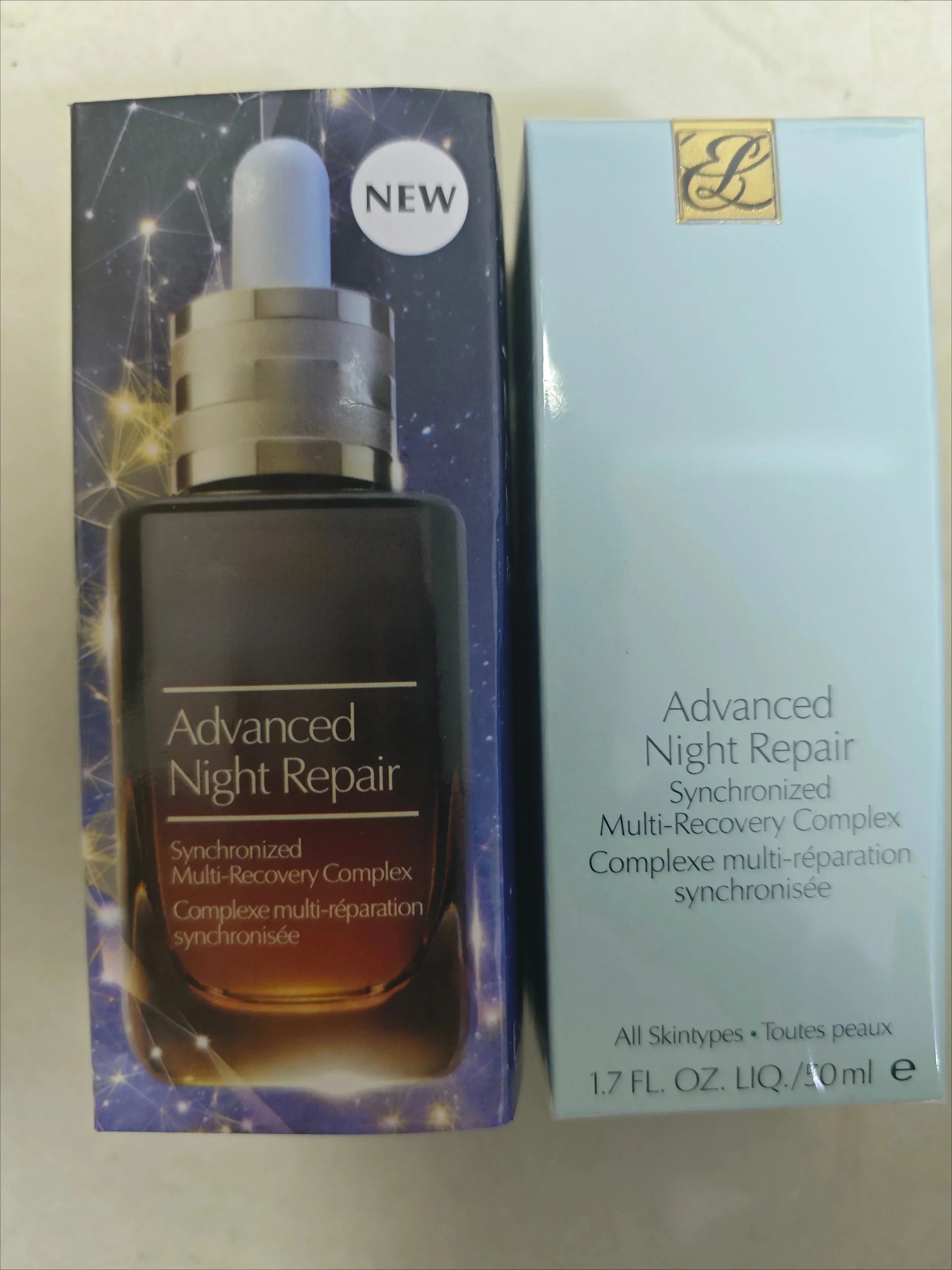 Reparación nocturna avanzada complejo multirecuperación sincronizado esencia antienvejecimiento para nutrir y reparar la piel 100ml