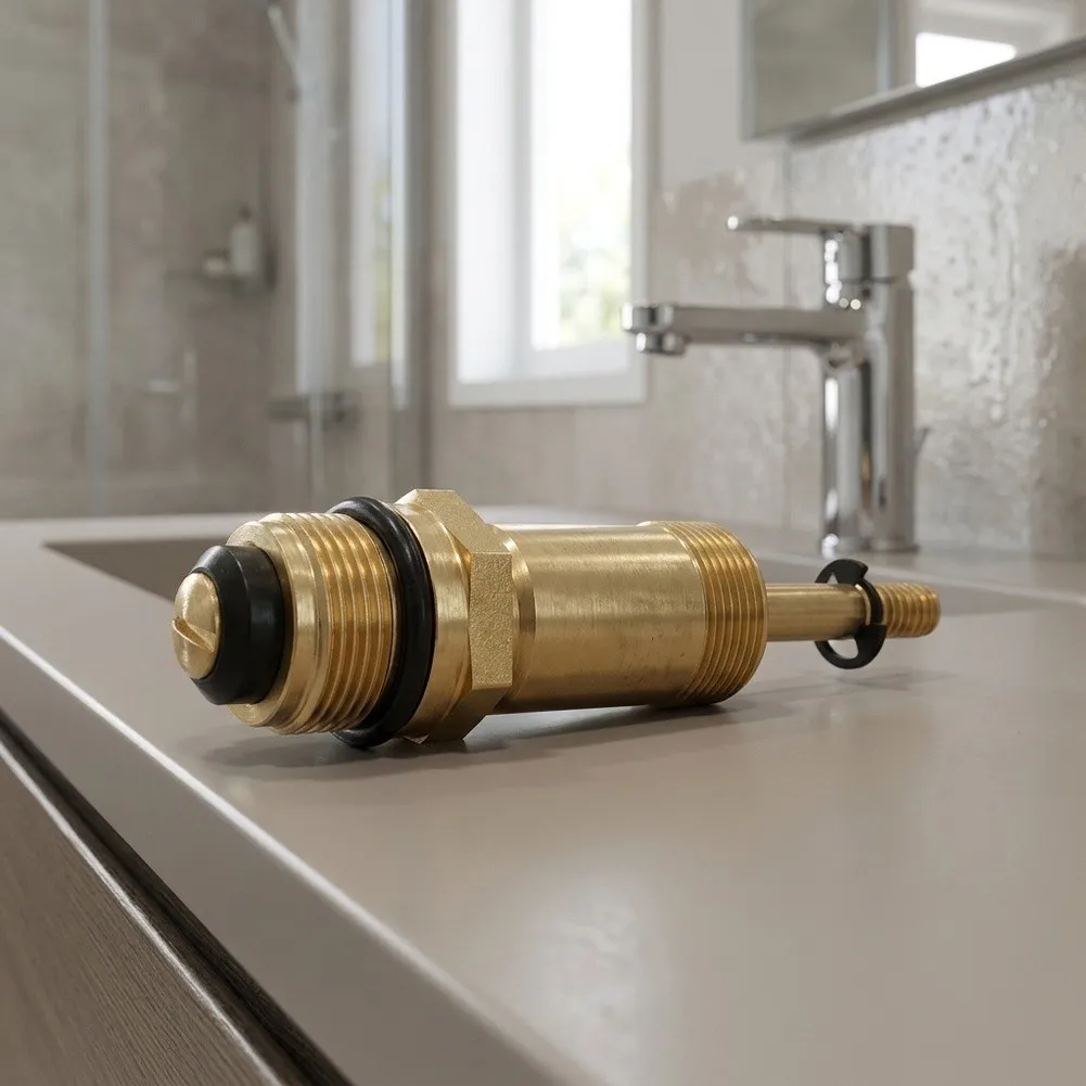 Brass Unloader Valve Cartridge For Pressure Washer Pump Replacement Repair Part High Pressure Cleaning Machine Plumbing Fixture