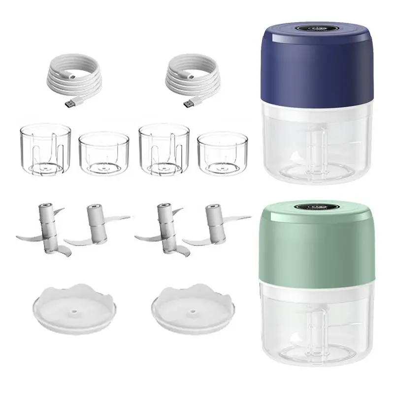 

Electric Mini Food Processor Garlic Crusher Food Chopper Meat Grinder Food Processor for Nuts Vegetable Masher Kitchen Gadgets