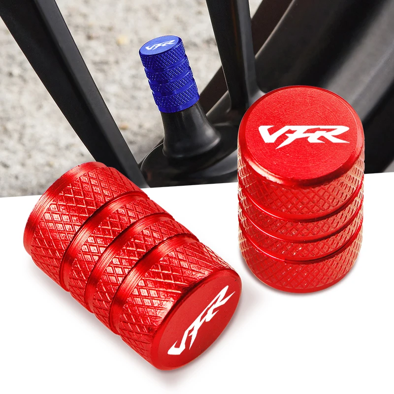2PCS Motorcycle CNC Accessories Wheel Tire Valve Stem Caps Air Port Cover For HONDA VFR 750 800 1200 F vfr1200 VFR750 VFR800 view 3