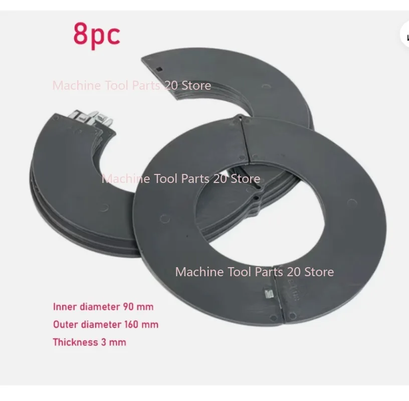 

8 шт., комплект прокладок ковша для экскаватора, съемный, толщина 3 мм, толщина 90 мм