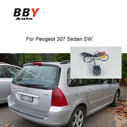 Rear Camera For Peugeot 307 SW 206 407 307 Sedan Night Vision Vehical Backup License Plate Camera Reversing