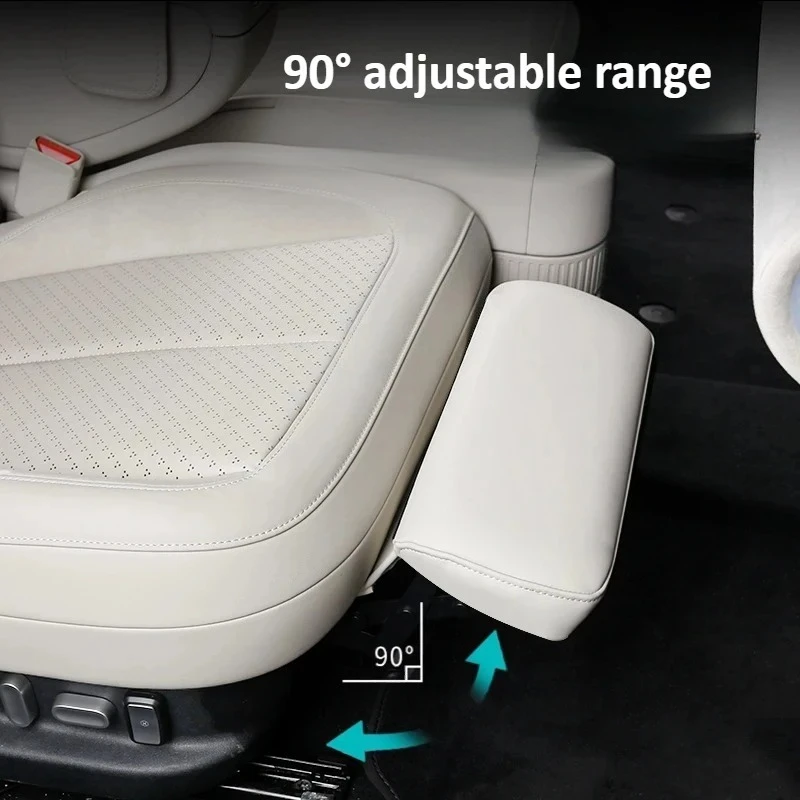 

For NIO Firefly Car Co-pilot Seat Leg Supports Comfortable Leather Pad Queen Passenger Electric Leg Rest Modified Accessories