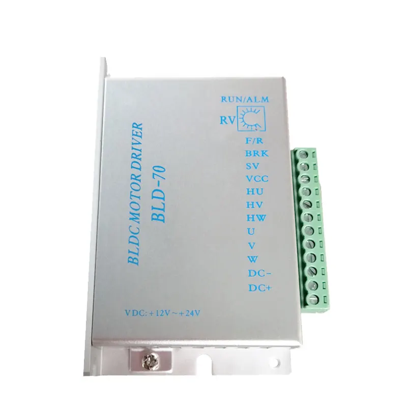 BLD-70B 3PH 12V 24V BLDC Driver Hall Sensor Brushless Motor Controller for 10W-70W Brushless Motor Speed Regulator