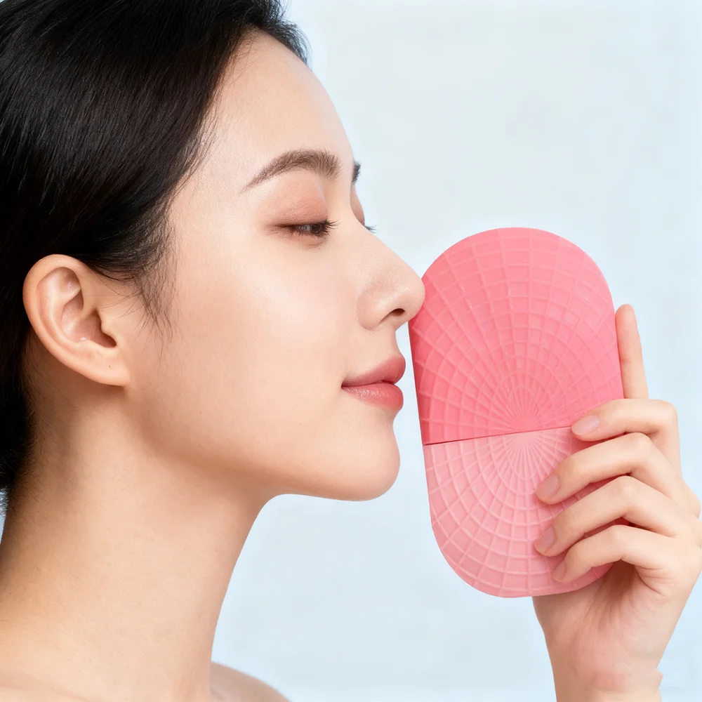 سيليكون آيس كيوب صواني الجمال رفع كرة الثلج الوجه مدلك الكنتوري العين الأسطوانة علاج الوجه تقليل حب الشباب أداة العناية بالبشرة #2