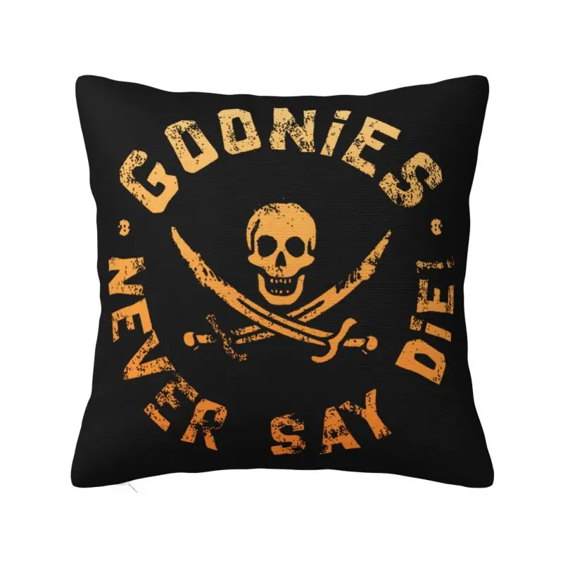 Goonies Cushion Covers Gothic Skull Soft Cute Pillow Cases for Car Sofa