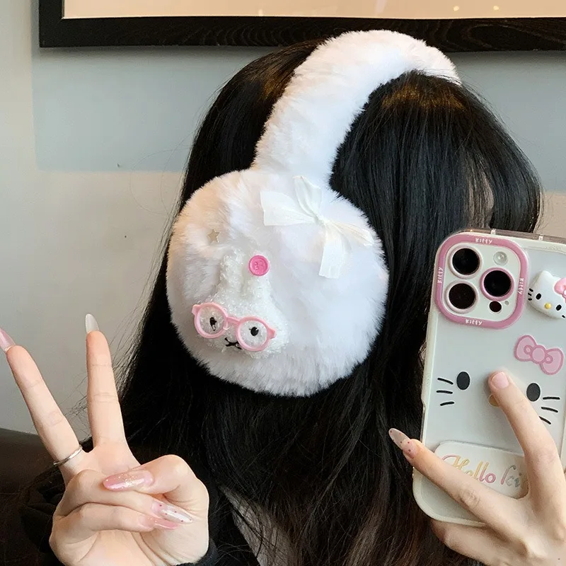 

Популярные наушники серии Miffy с героями мультфильмов, милые креативные осенне-зимние морозостойкие наушники, подарки на день рождения для девочек