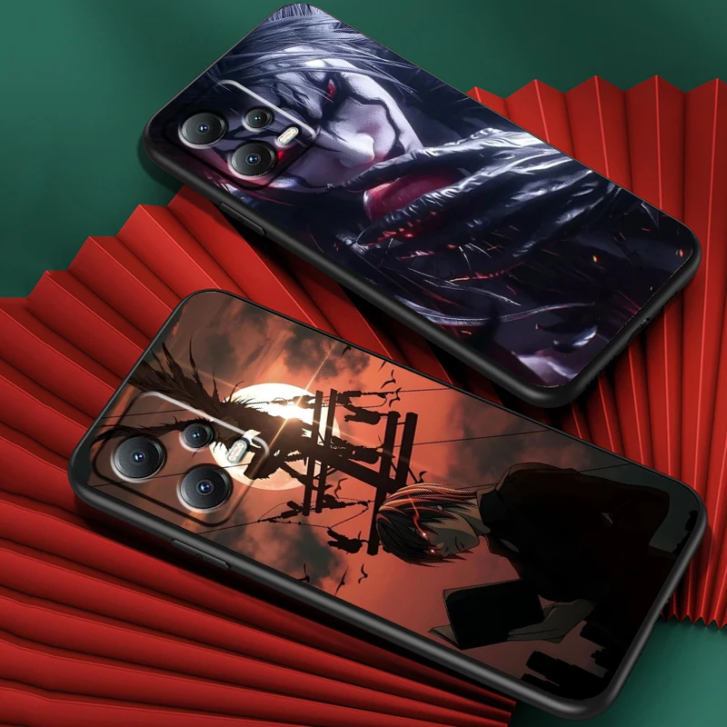 D-Death Note Cool Art For Xiaomi Redmi Note 13 12R 12 12S Turbo 11 11T 11S 10 10S Pro Plus 5G Black Back Phone Case