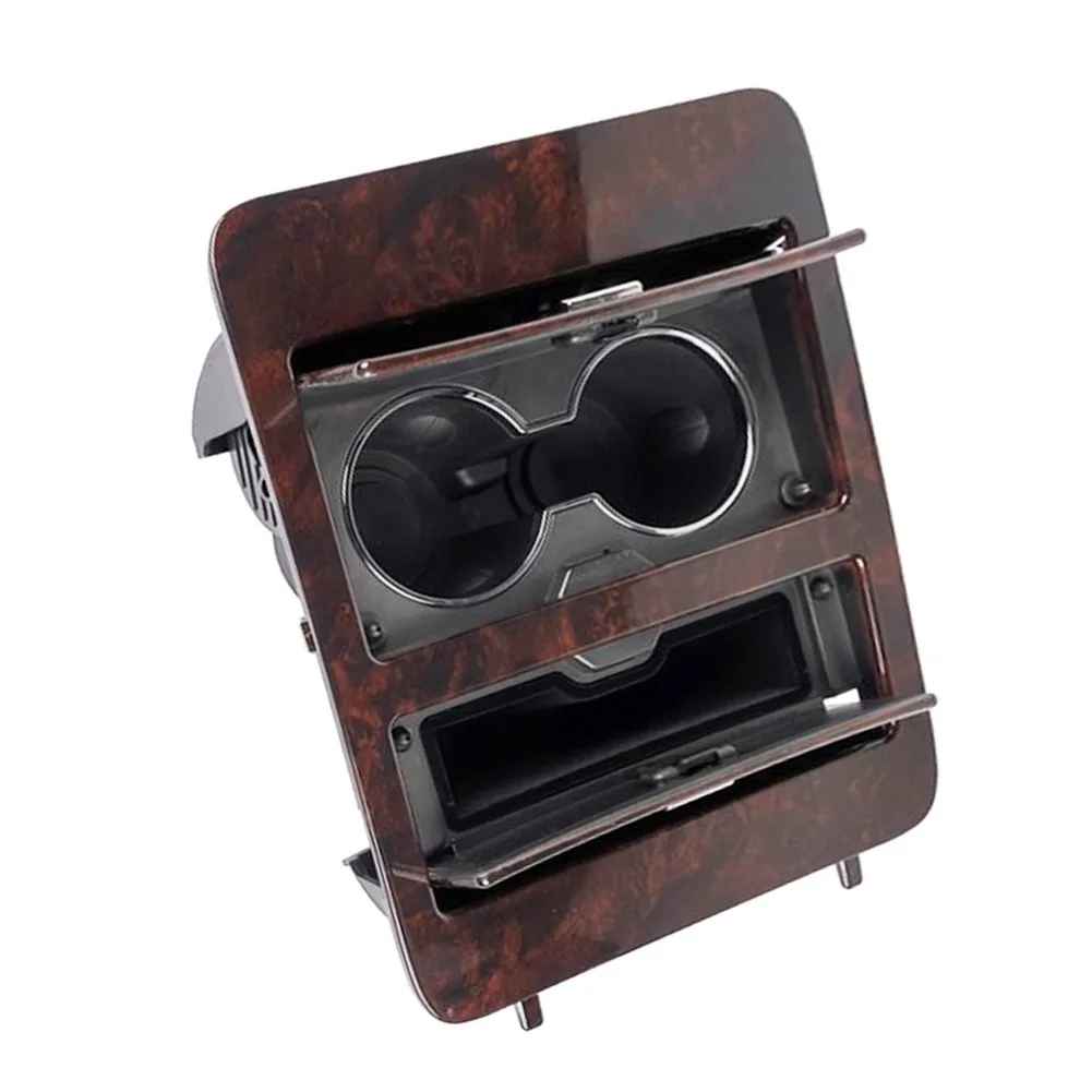 SUV Drink Holder Center Console Cup For Truck Cabin Organization Dark Red Peach Wood No Programming Broken Damaged Fix