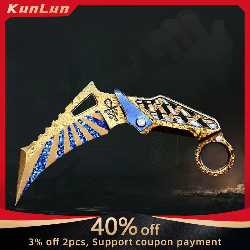

15 CM Arena Breakout Chinese Game Peripherals Sky Claw Knife Weapons Model Collectible Desk Ornaments Creative Birthday Gift Toy