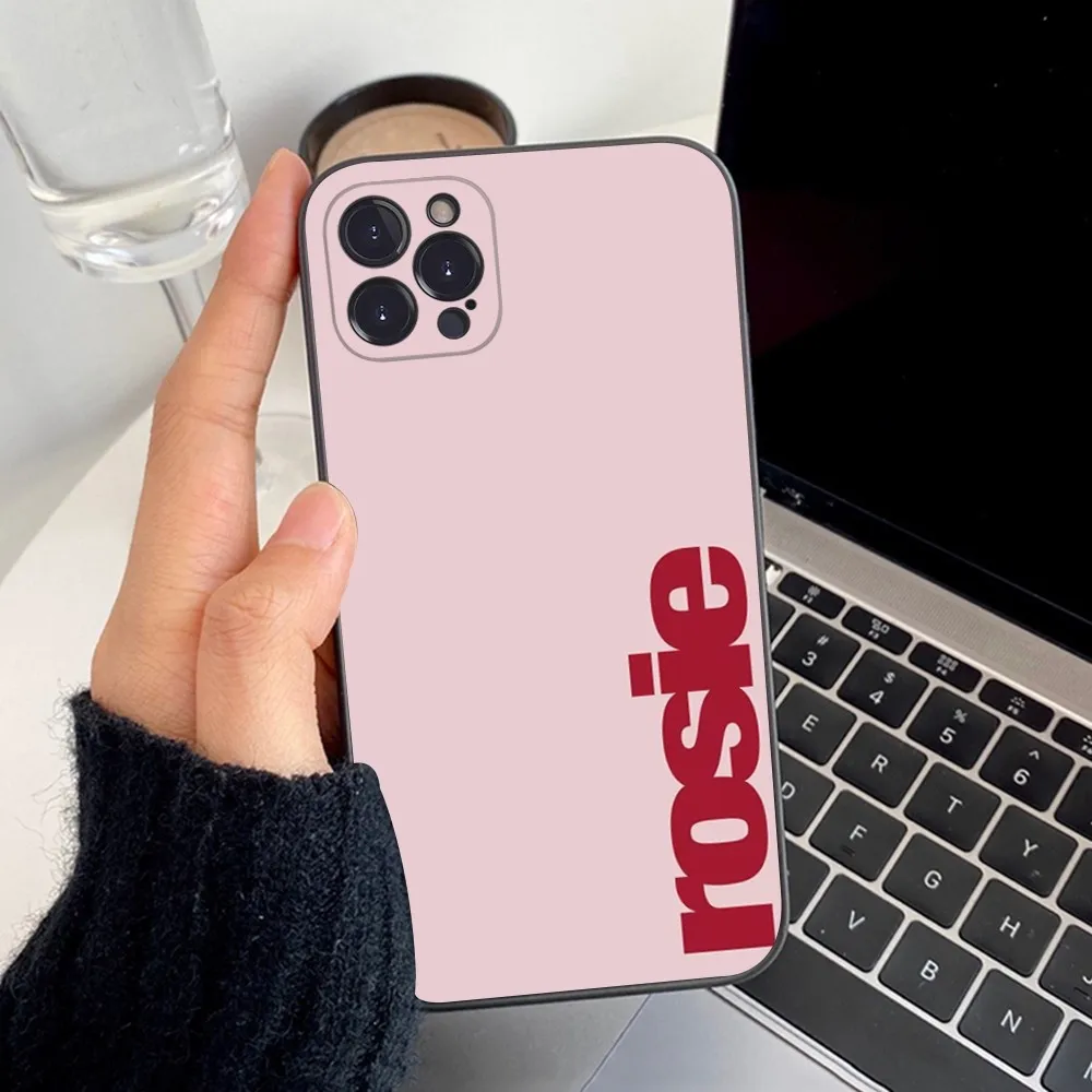 حافظة هاتف KPOP Rosie APT من السيليكون الناعم لهاتف آيفون 16 15 14 13 12 11 Pro Mini XS MAX Plus X