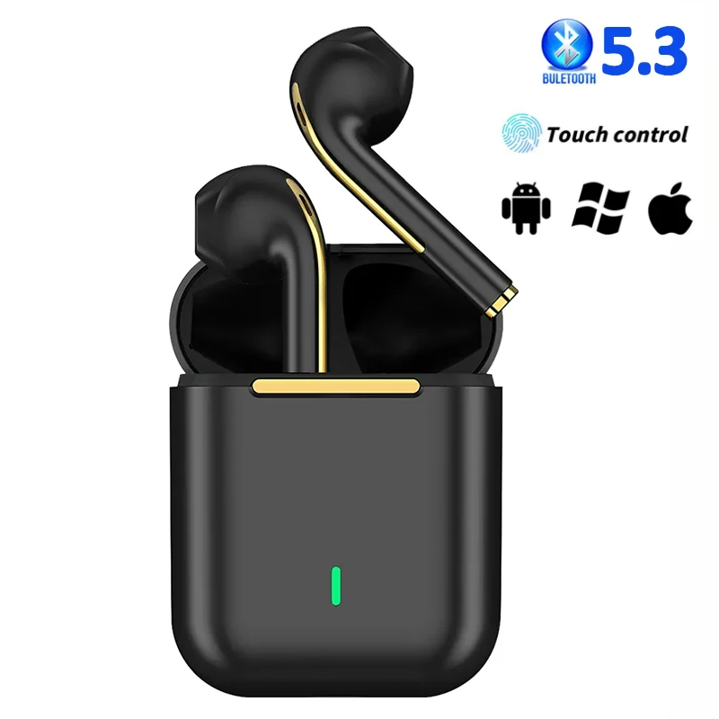 

Headset J18 For Xiaomi Binaural Wireless HiFI Stereo Earbuds Pop Up 5.0 Mini Sports TWS Bluetooth Noise-canceling Earphone