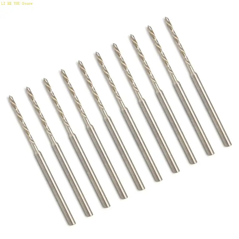 10 sztuk 2,35 mm mini skrętu wiertło Precyzyjne grawerowanie wiertarki do majsterkowania i rzemiosło różnych materiałach W3je