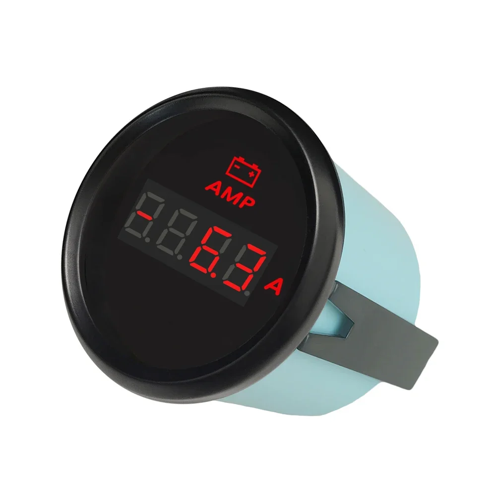 Universal 52mm Ammeter +/-50A +/-80A +/-150A Ampere Meter With Current Sensor Red Backlight For RV Yacht Car Boat 9-32V