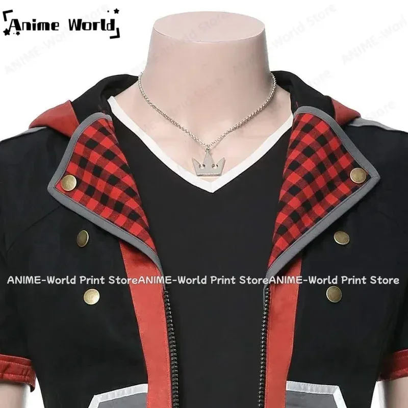 《Custom 》Game Kingdom Hearts Iii Sora Cosplay Costume Party Christmas Halloween Any Sizes;2,k'5,t;8.