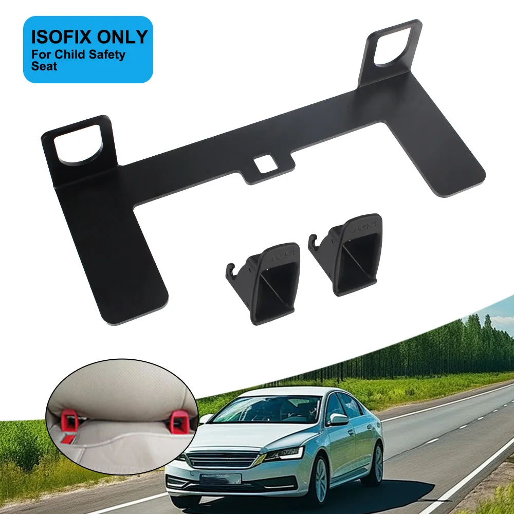 Car Child Safety Seat Universal Steel Car Child Seat Mounting Kit Restraint Anchor Mounting Kit for ISOFIX Belt Connector