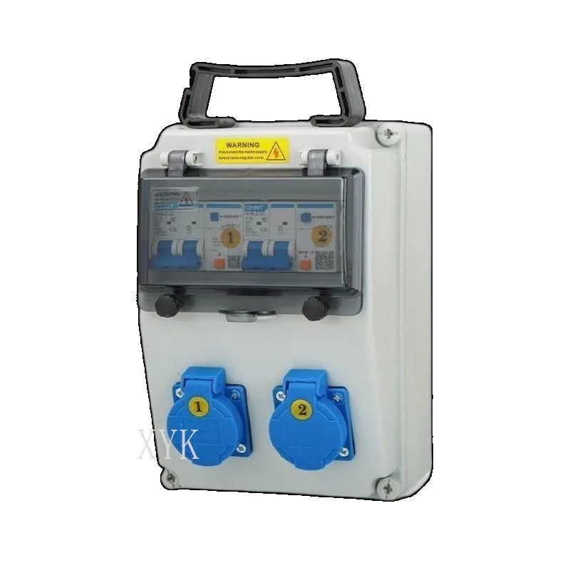 Outdoor Waterproof Mobile Junction Box Assembled Cabinet With Secondary Tertiary Socket For Building Site Inspection Tasks