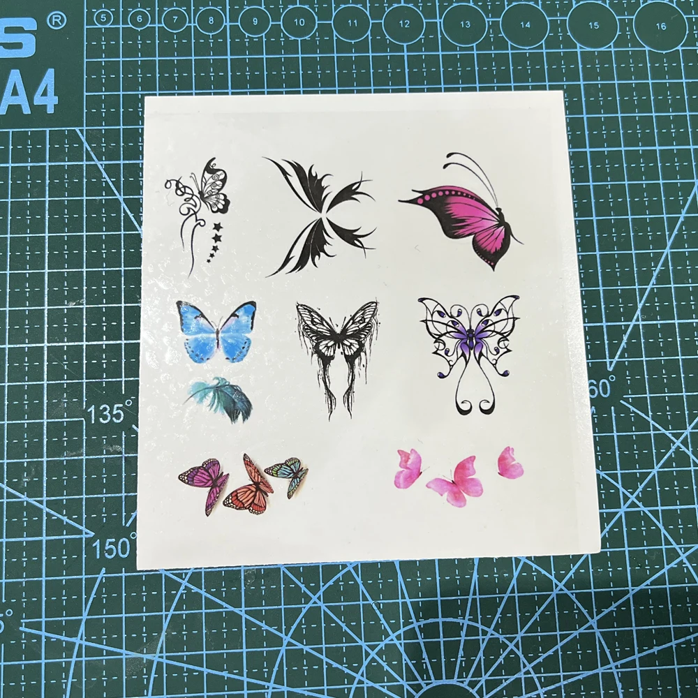 1/6 Scale dolls Accessories Mini Tattoo Sticker Water Sticker Sexy Waterproof Lasting Easy to Erase for 12 inch cation figure