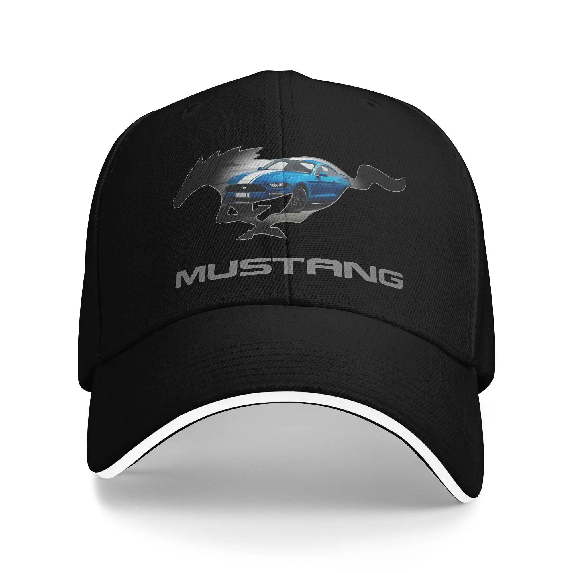 

Men's Women's Racing Car Ford Mustang Outdoor Hat Spring Sun Baseball Caps New Baseball Cap Hip Hop Golf Hats