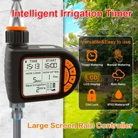 Intelligent Irrigation Timer LCD Display Automatic Watering Device Garden Balcony Farm Sprinkler Timing Irrigation Controller