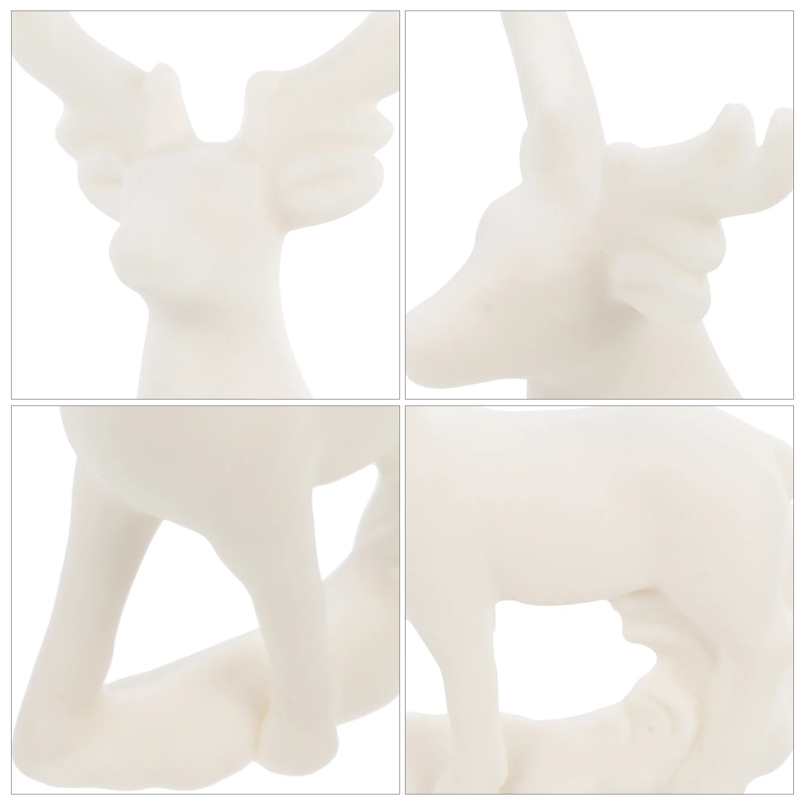 

Ceramic Deer Ornament Good Workmanship Miniature Animal Decoration Ideal for Desktop and Photography Prop Ceramic Deer Statues