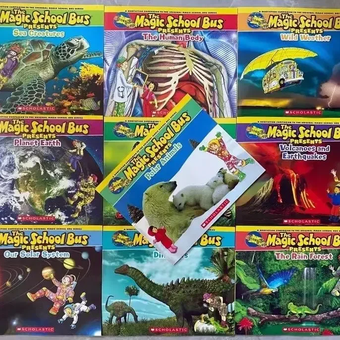 

Magic School Bus Bridge Bilingual Plus 23 Volumes/school Bus Science Popularization 10 Volumes/school Bus Spelling 12 Volumes