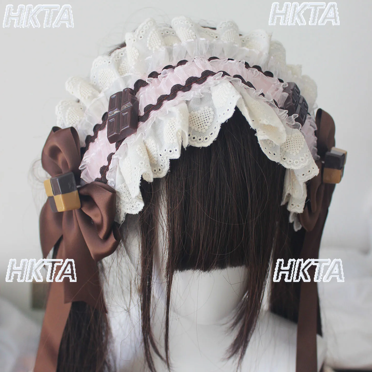 Original Lolita Small Hair Clip Kawaii Aesthetic Cake Top Hat Chocolate Hairband Hair Accessories Pair Clip Cosplay Accessories