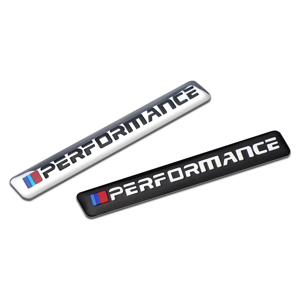 3D Aluminum Car Styling BMW Badge Body Side Window Badge Sticker for Bmw M Performance E46 E90 E60 F10 F30 E39 E30 E46 E91 F31