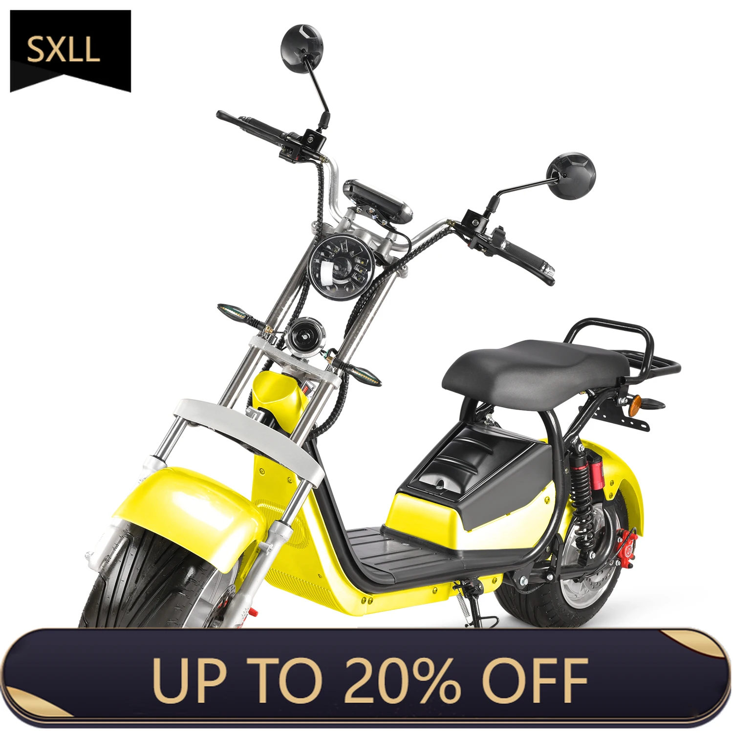 

SXLL Customizable 2-wheeler motorcycle 60v adult electric two-wheeler 35-45 km/h electric scooter 1500W