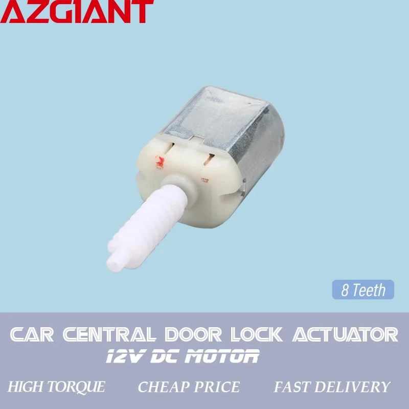 

AZGIANT 8Teeth FC-280SC-18165 for Chevrolet Crptivr Menlo Orlando Car Door Lock Actuator 12V DC Motor Engine Repair