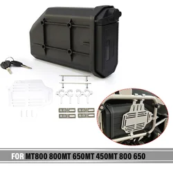 For MT800 800MT 650MT 450MT 800 650 Motorcycle Toolbox Waterproof Side Decorative Box First-aid/ Breakdown kit Toolbox Side