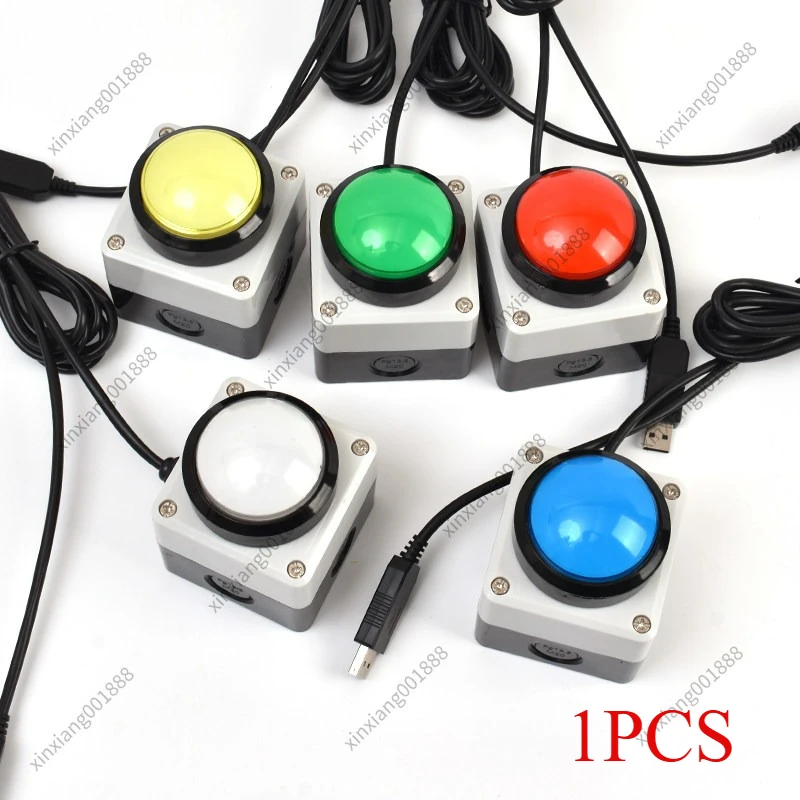 62mm Wireless Custom Button USB Remote Buzzer Computer Macro Shortcut Programming Key for Keyboard Mouse