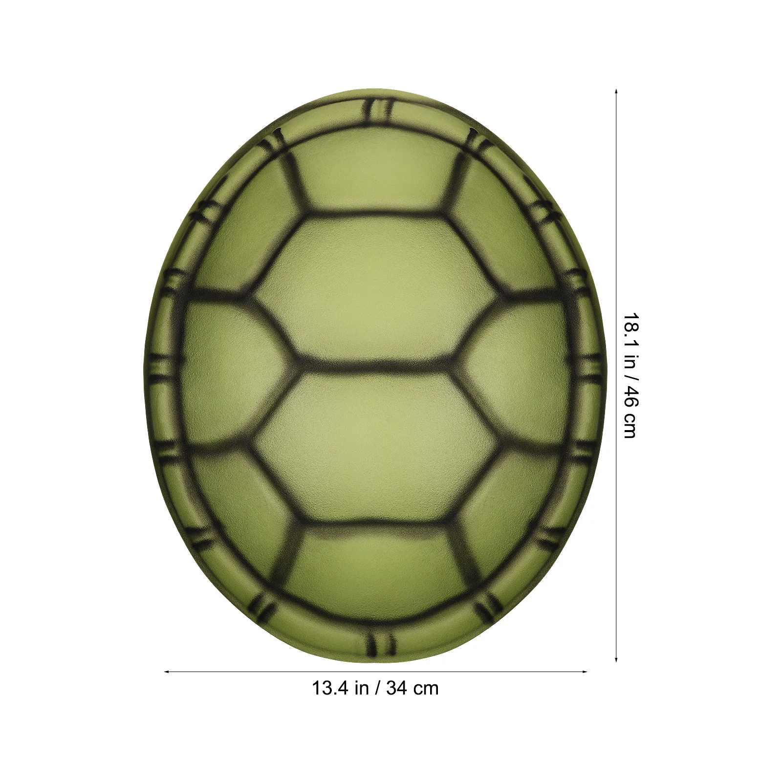 2 pezzi di simulazione di guscio di tartaruga indossabile per bambini adulti costume da festa Halloween cosplay performance puntelli per foto tartaruga Eva