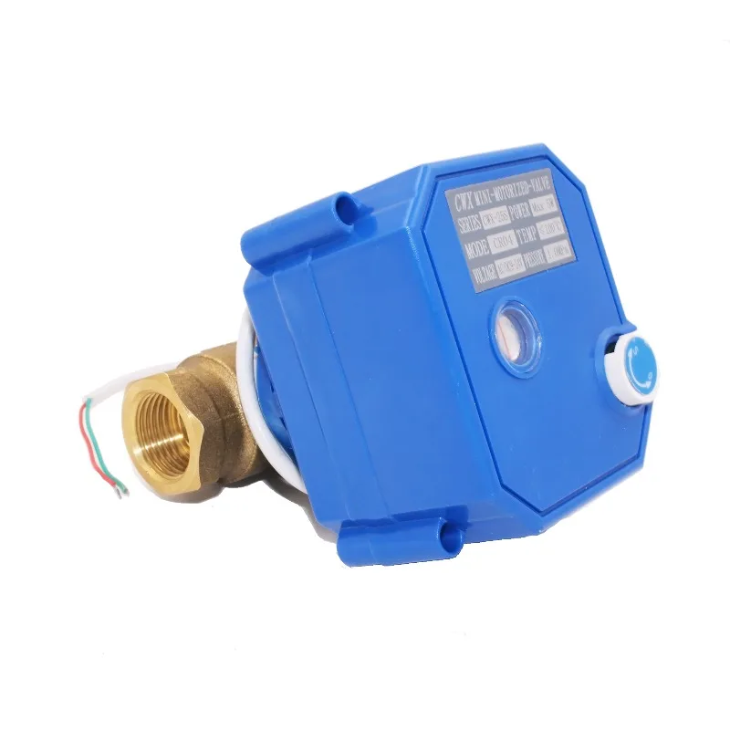 1/2 inch internal thread two-way brass ball valve automatic closing electric ball valve solenoid valve