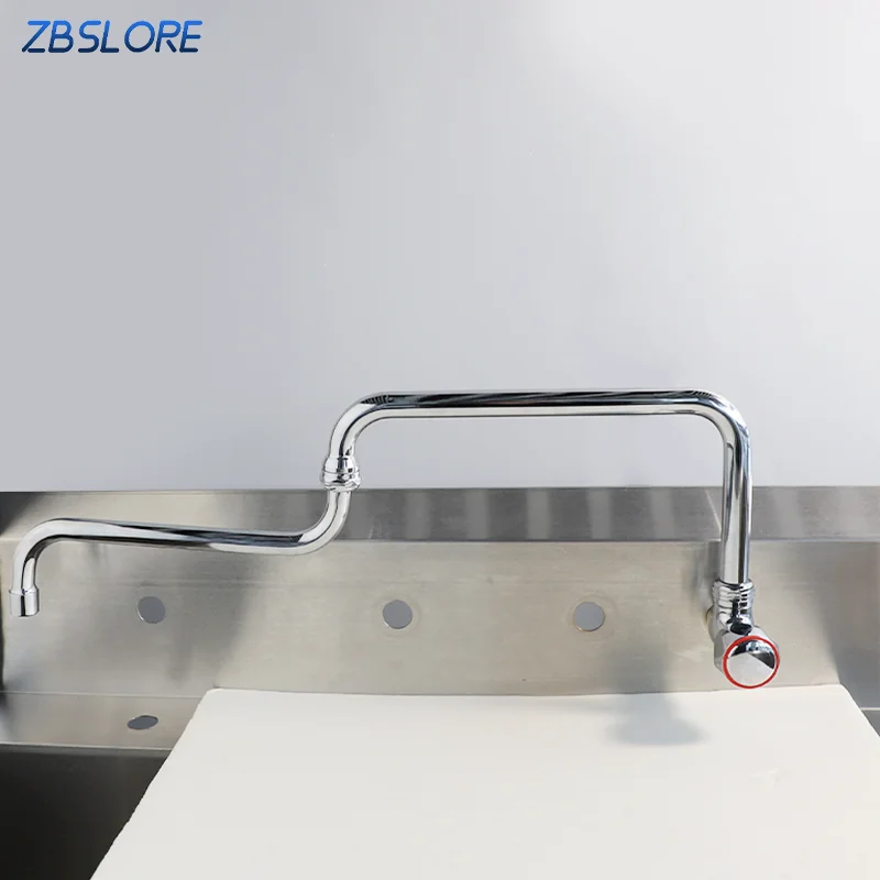 Rubinetto da cucina pieghevole Rubinetto per riempire pentole Rubinetto per riempire pentole per montaggio a parete commerciale