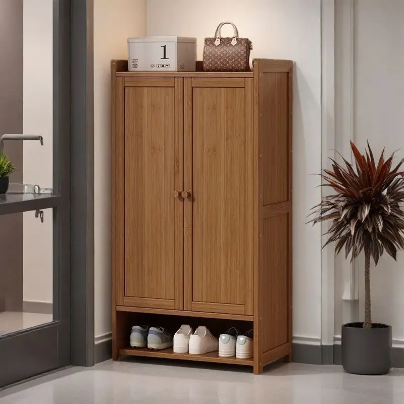 Multi-layer shoe rack magic for home doors, large shoe cabinets, indoor hallway bamboo, popular item for entry