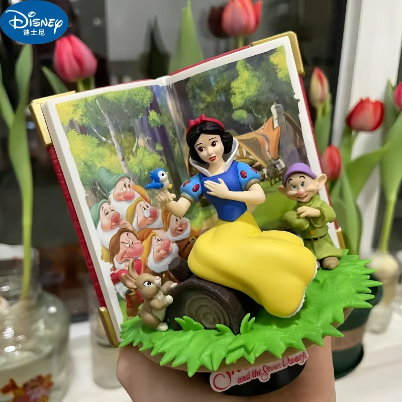 

Genuine Disney Dream Selection Beauty And The Beast Belle Snow White Evil Queen Cinderella Action Figure Toys Gifts For Kids