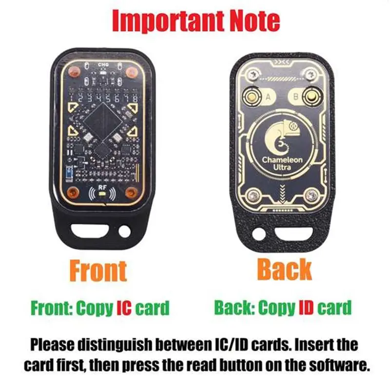 FULL-Chameleon Ultra Plus UID/CUID RFID محاكي البطاقة الذكية 13.56 متر 125 كيلو هرتز IC بطاقة الهوية فك إعادة تعيين + التجديف التلقائي + سلسلة المفاتيح