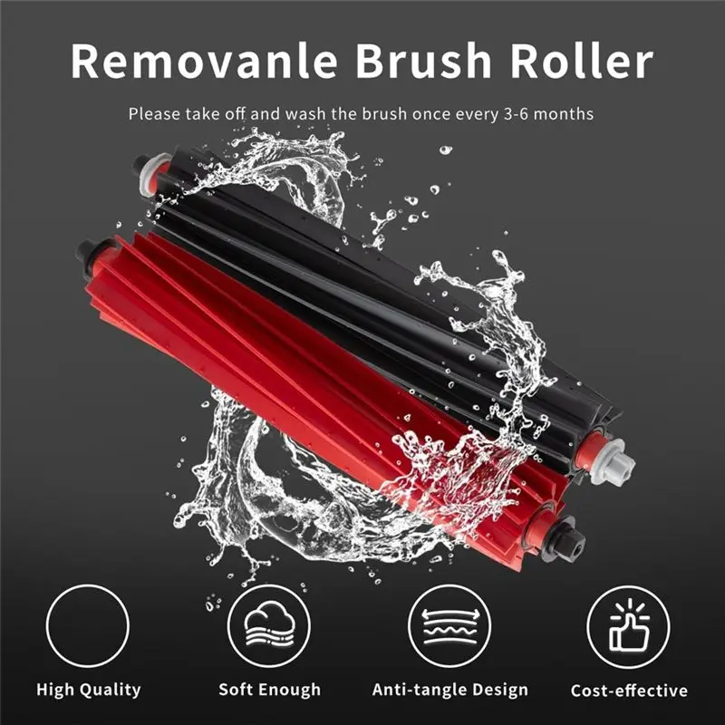 A69eaccessories Kit For Roborock Qrevo Master/Slim Robot Vacuum Cleaner Parts Main Side Brush HEPA Filters Mop Pad Dust Bags