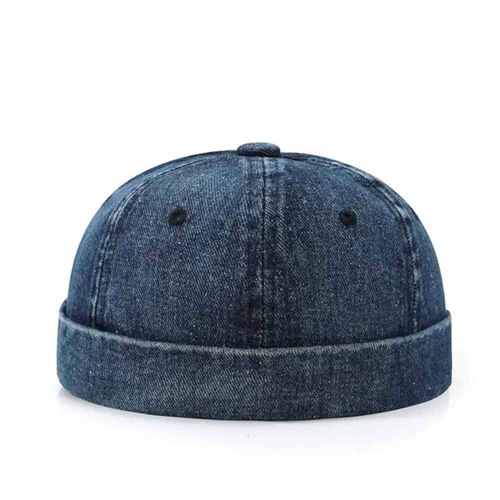 Einfarbig Beanie Schädel Kappe Kuppel Brimless Hut Männer Frauen Mädchen Hip Hop Docker Kappe Mode Melone Kappe Vintage Vermieter Hüte Beanie