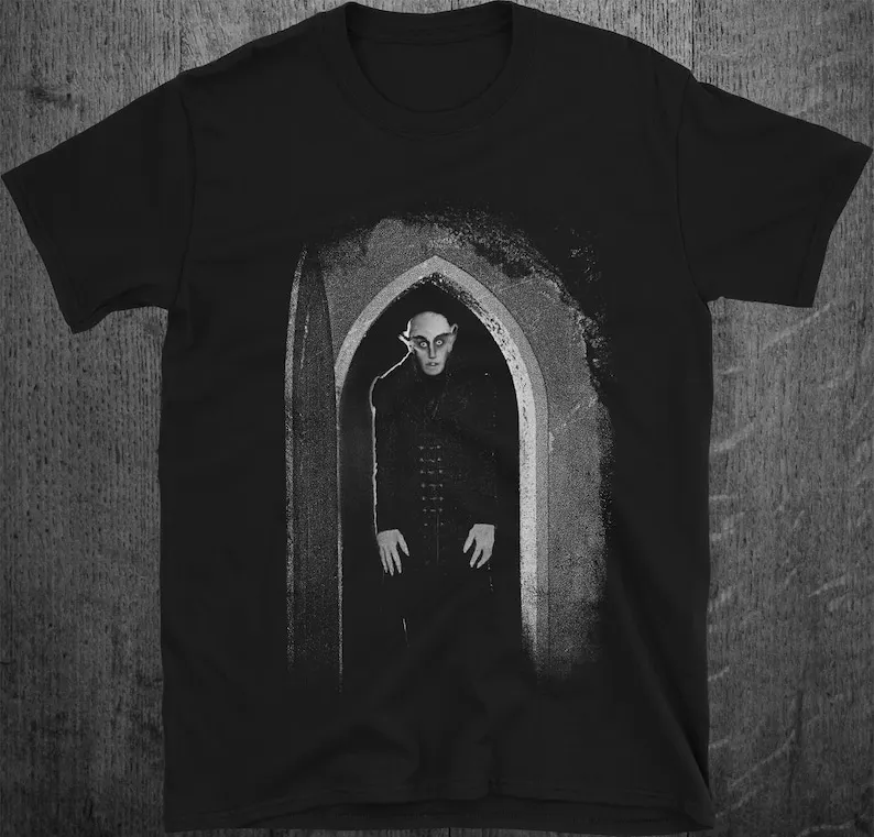 Nosferatu A Symphony of Horror 1922 T-Shirt T-Shirt Cotton Tee Shirt