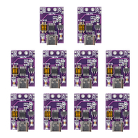 1-10pcs Type-C QC AFC PD2.0 3.0 to DC Spoof Scam Fast Charge Trigger Polling Detector USB-PD Notebook Power Supply Change Board