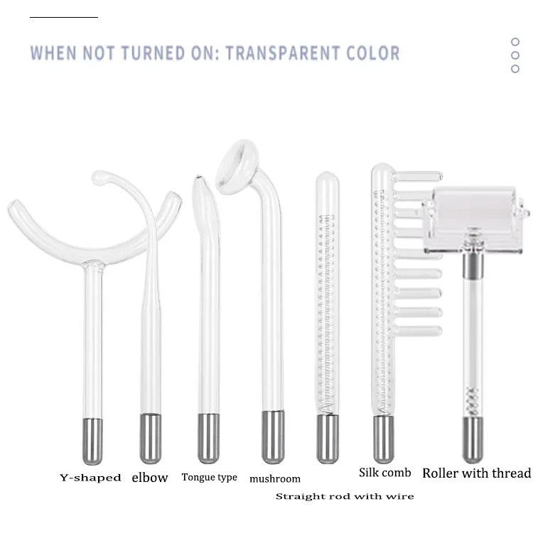 New High Frequency Electric Therapy Stick with Digital Display and Touch, 9-speed Adjustable Electric Therapy Stick Set of Seven