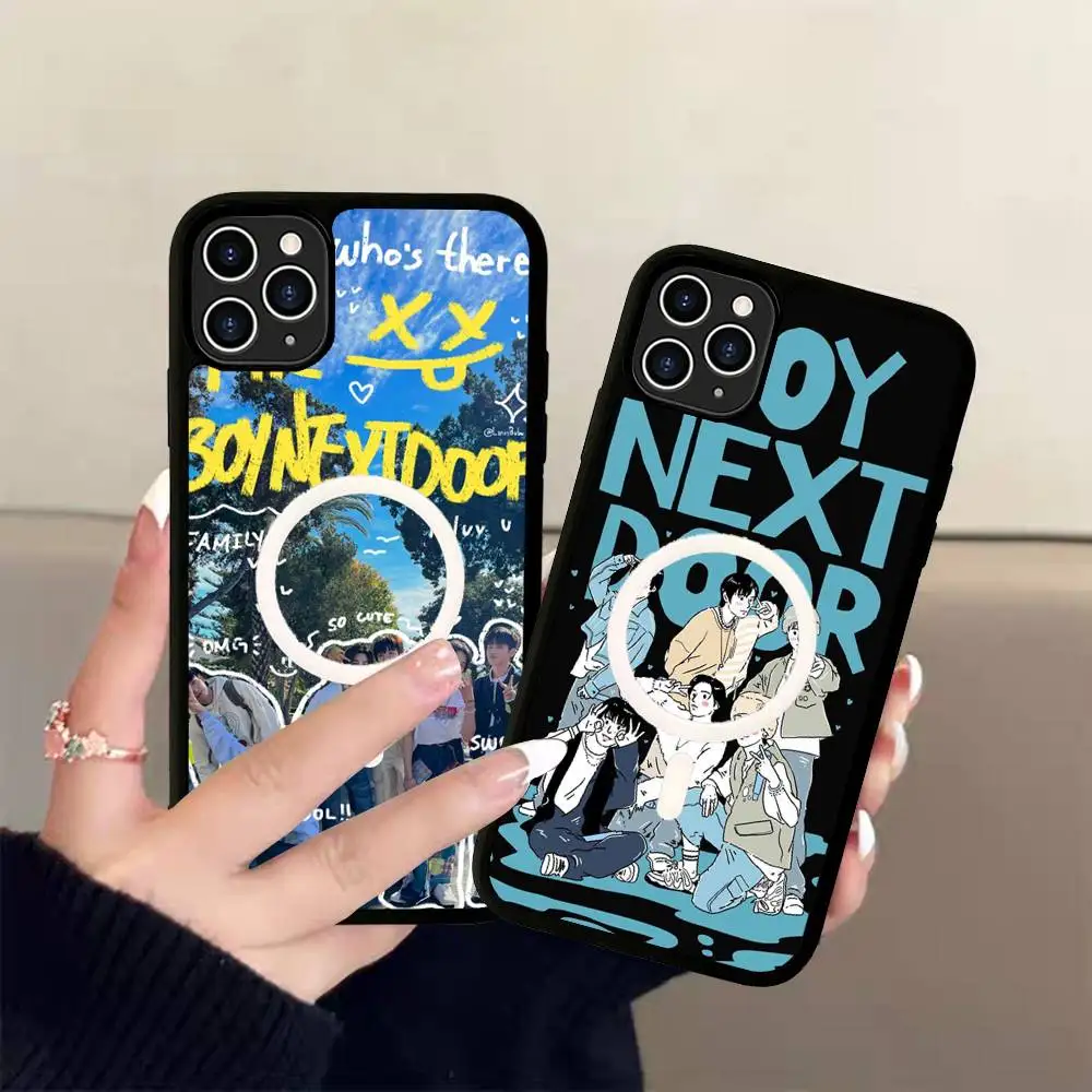

Vintage Kpop Group B-BOYNEXTDOOR Magsafe Phone Case For IPhone 16 15 11 12 13 14 17 Pro Max Plus Magnetic Wireless Charge