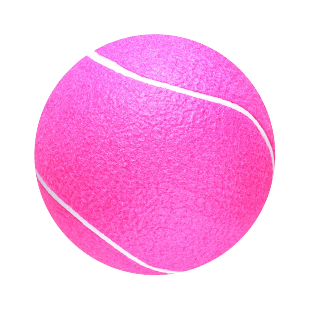 

8-inch Giant Inflatable Tennis Flannel Ball Kids Educational Playing Toys Parents-children Interaction Toys Ball for Home Indoor