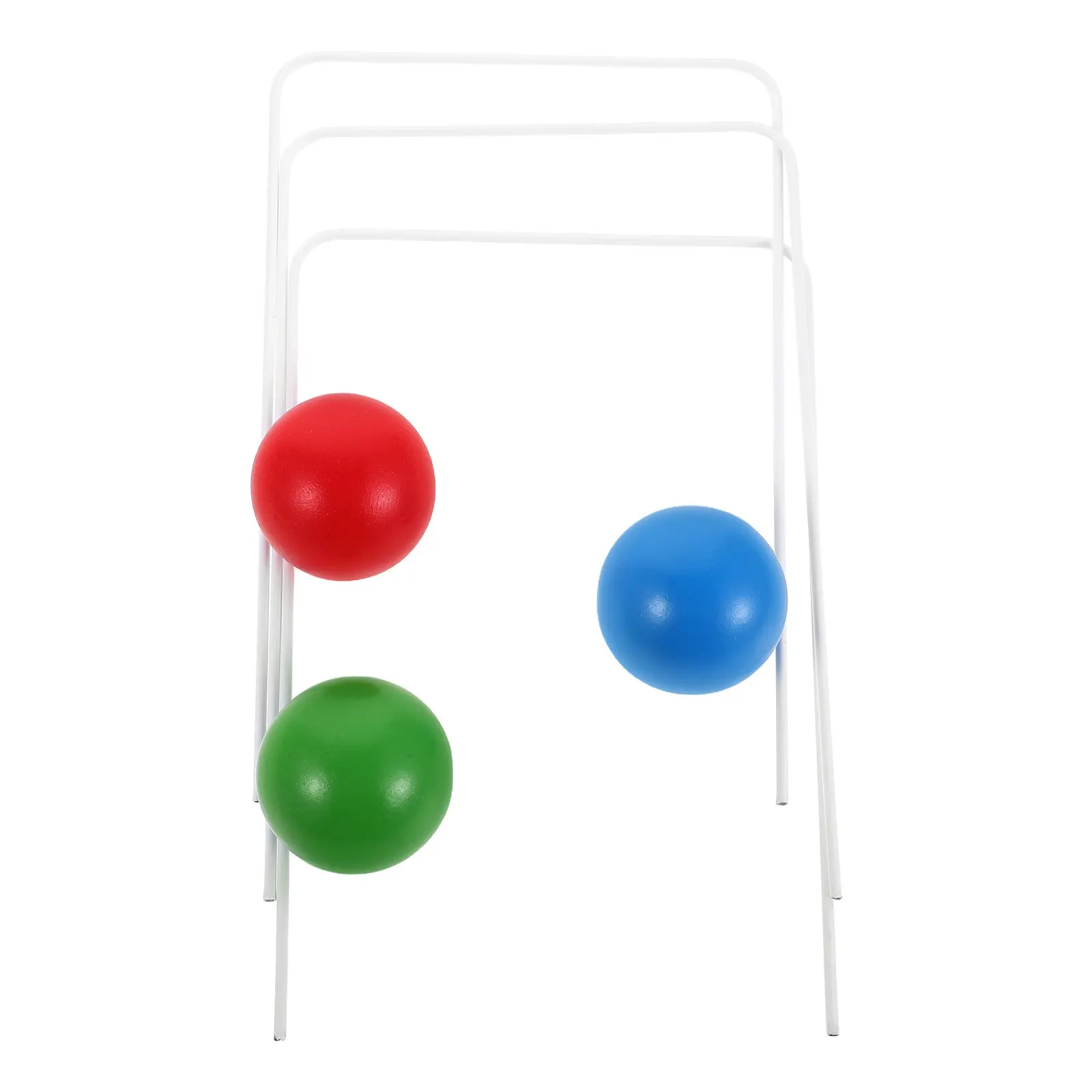 

1Set Kids Croquet Game Set Outdoor Wooden Balls Sturdy Iron Wickets Hand-Eye Coordination Skill-Building Family Courtyard