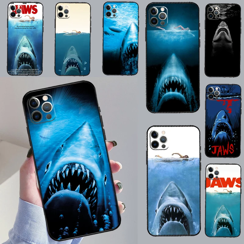

Jaws 1975 Movie Poster Case For Honor Magic 7 Lite 5 6 Cover For Honor 200 400 Pro 90 70 50 X9 X8a X8b X9a X9b X9c