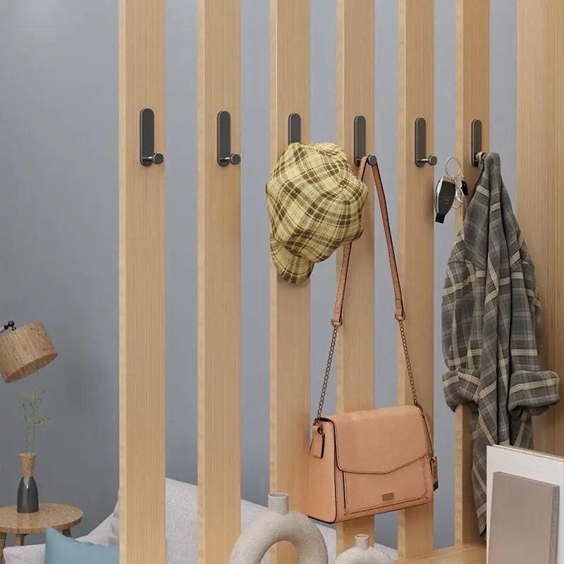 Coat rack Modern simplicity Behind entrance hall No punching Coat hat hook Nordic Living room bathroom Wall clothes hanger