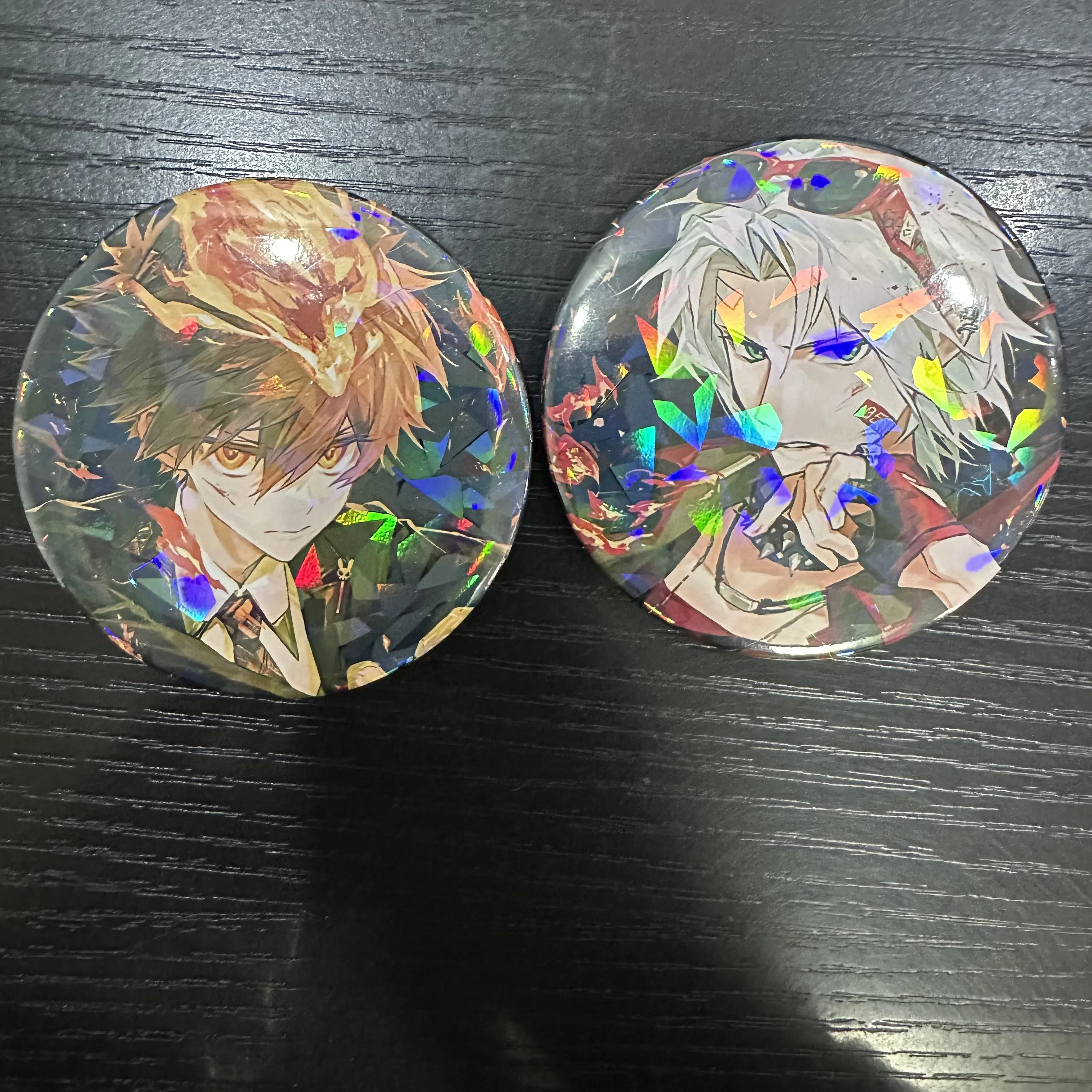 6CM Anime HITMAN REBORN!  Figures Gokudera Hayato Sawada Tsunayoshi Cosplay Cute Cartoon Metal Badge Kawaii Bag Pins Fans Gifts