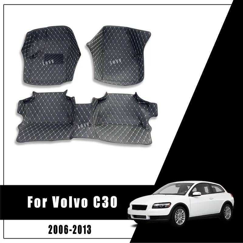 

Car Floor Mats For Volvo C30 2013 2012 2011 2010 2009 2008 2007 2006 Auto Rug Covers Styling Custom Covers Carpets Accessories
